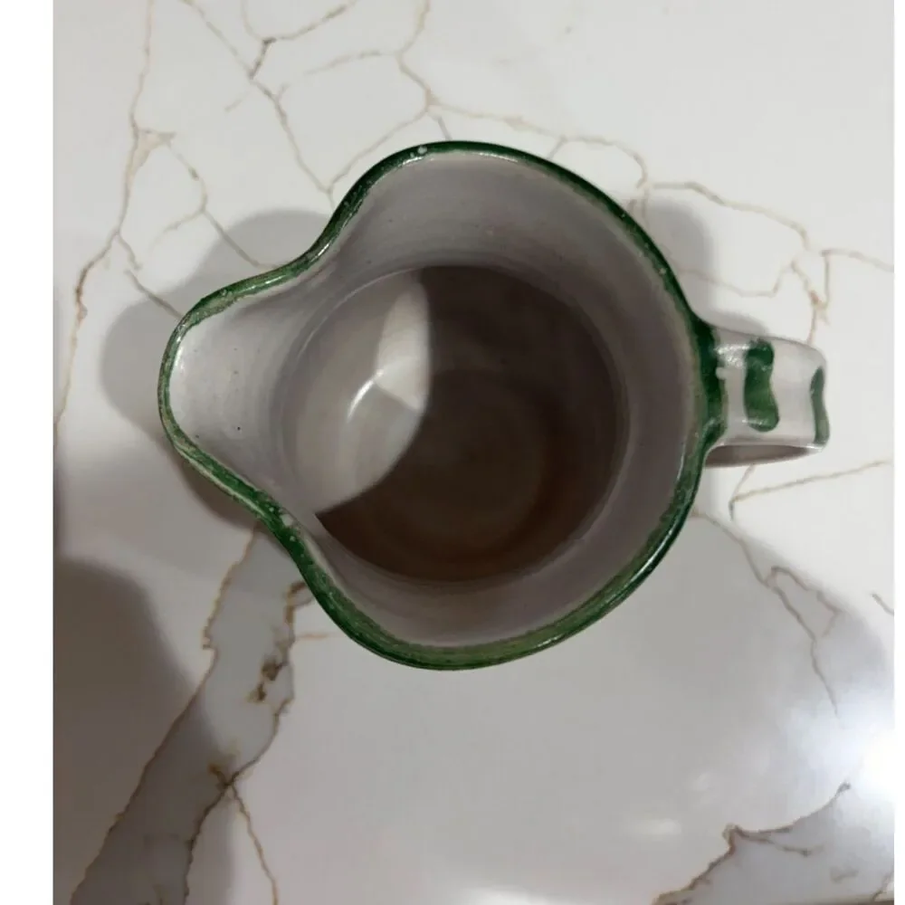 Vintage Berkshire Pottery‎ Floral Creamer Pitcher Cottagecore Farmhouse Pitcher